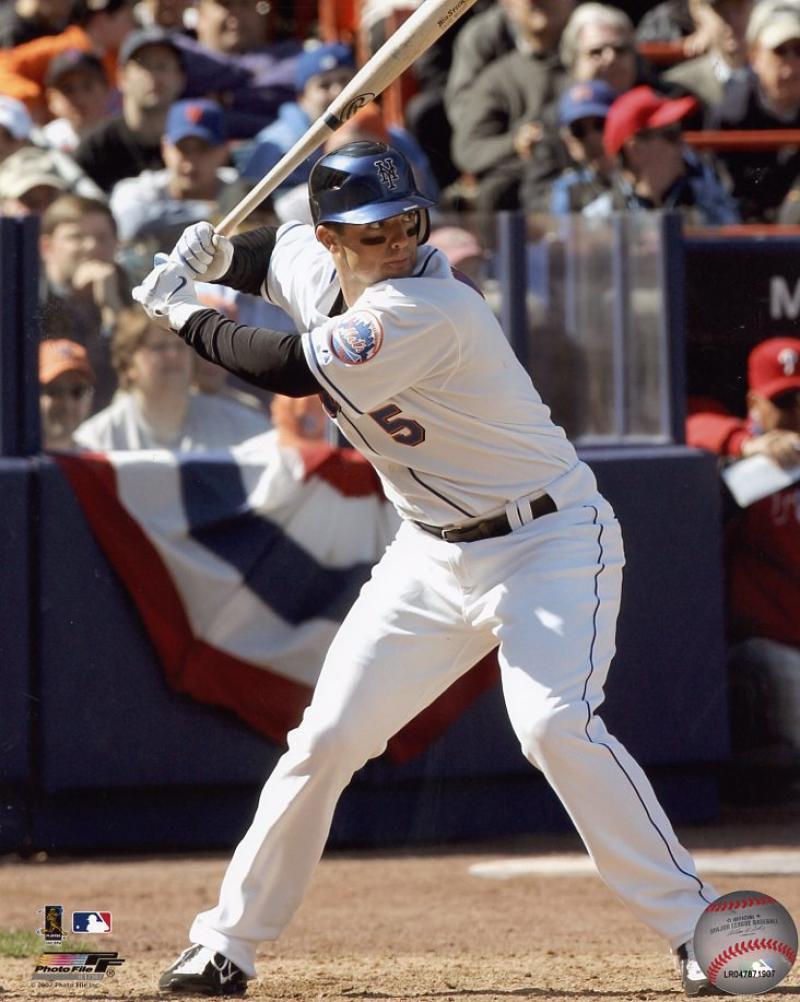 DAVID WRIGHT NEW YORK METS UNSIGNED 8X10 PHOTO