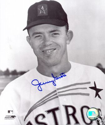 JERRY  GROTE  HOUTSON  ASTROS   SIGNED 8X10
