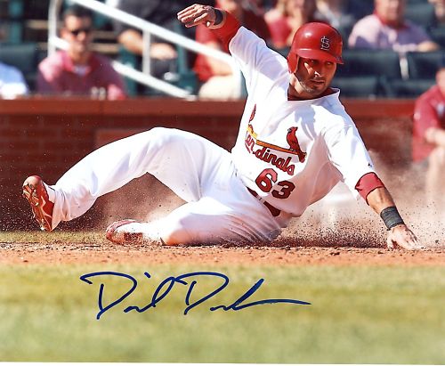 DANIEL DESCALSO   ST LOUIS CARDINALS  SIGNED 8X10 PHOTO