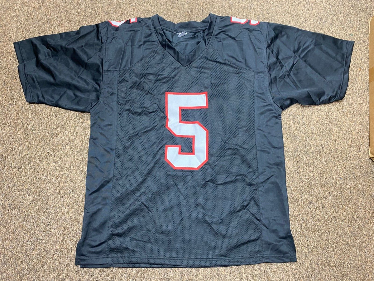 MORTEN ANDERSEN #5 HOF 2017 ATLANTA FALCONS SIGNED CUSTOM JERSEY SZ XL PSA **