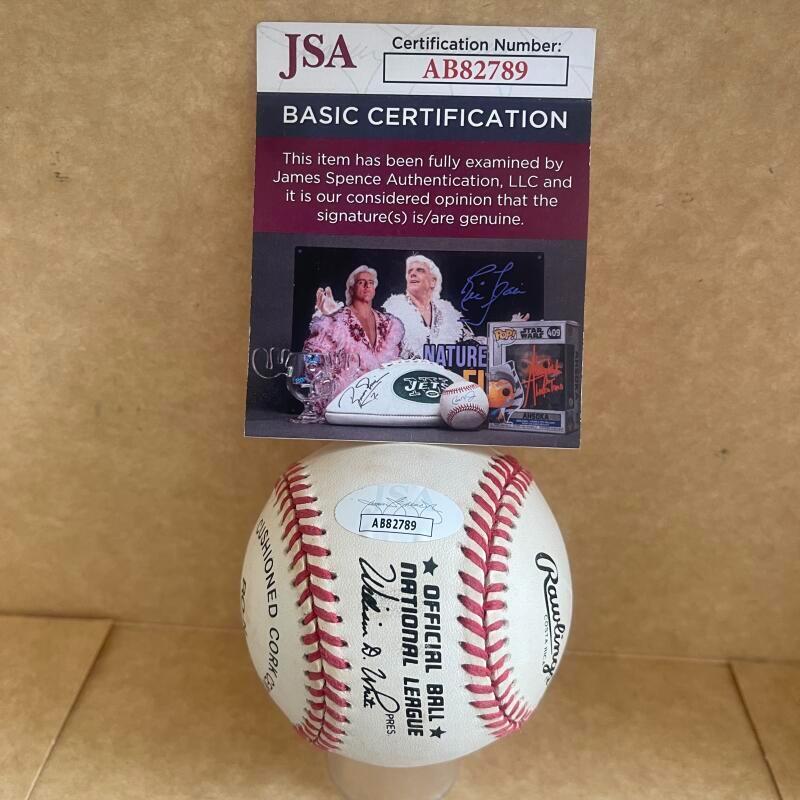 BILLY HERMAN RED SOX SIGNED AUTOGRAPHED N.L. BASEBALL 
