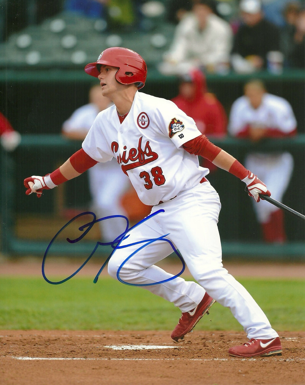 CARSON KELLY PEORIA SIGNED AUTOGRAPHED 8x10 PHOTO W/COA