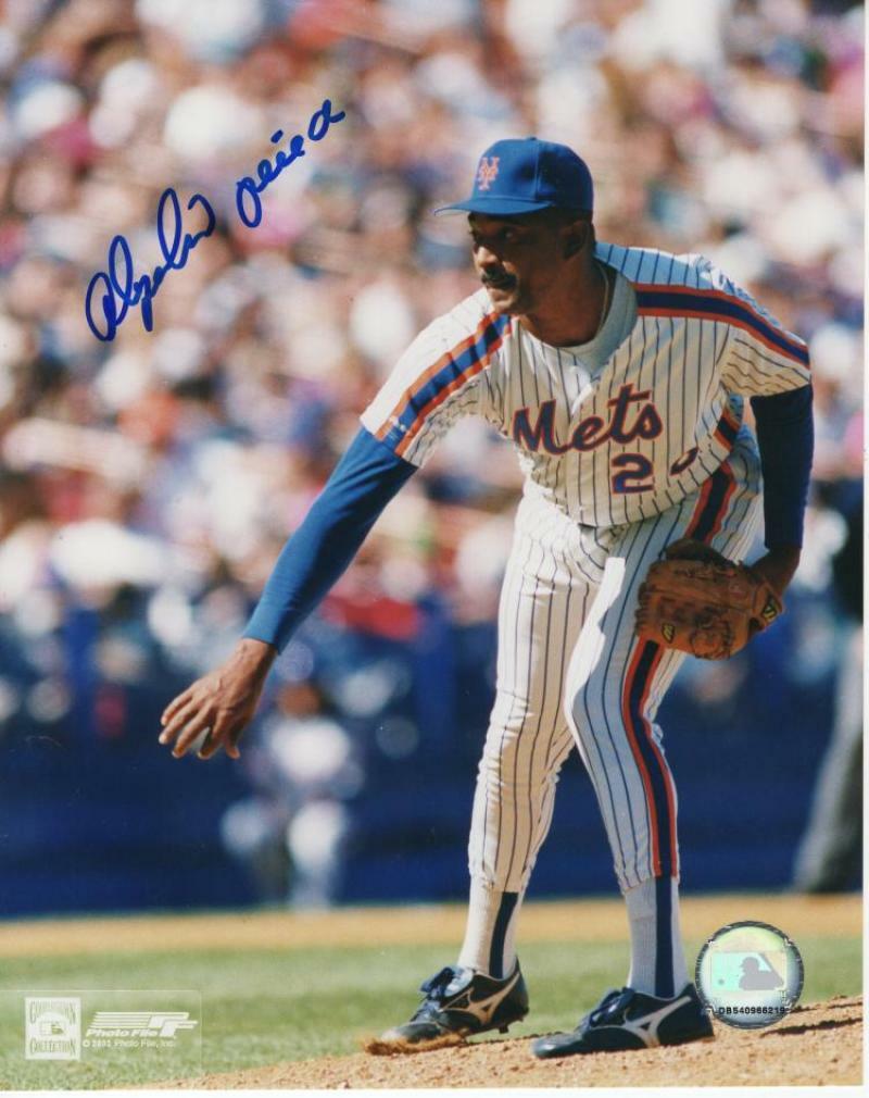 ALEJANDRO PENA NEW YORK METS SIGNED AUTOGRAPHED 8X10 W/ COA