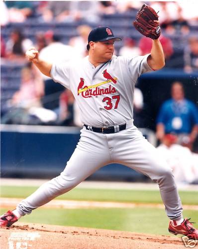 KENT BOTTENFIELD ST. LOUIS CARDINALS UNSIGNED 8X10