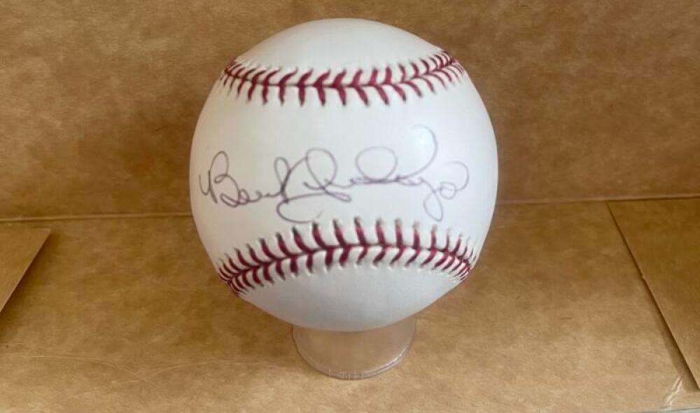BENITO SANTIAGO MARLINS/GIANTS SIGNED AUTOGRAPHED M.L. BASEBALL BECKETT AUTH