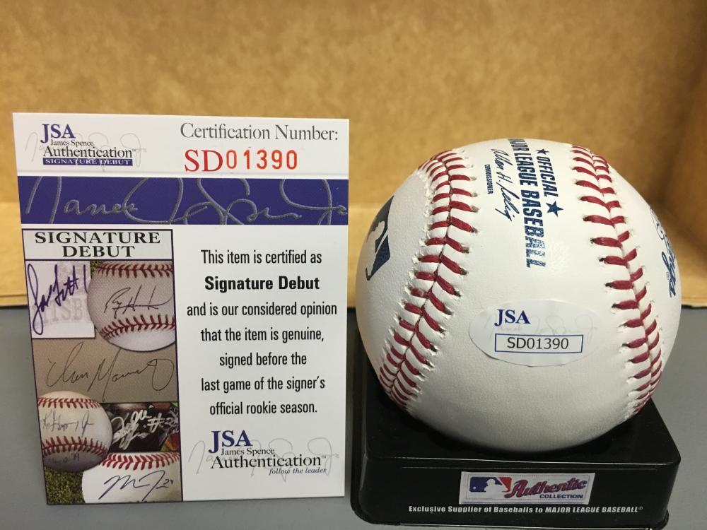 STEVEN STEVE MATZ NEW YORK METS 50TH SIGNATURE DEBUT M.L. SIGNED BASEBALL JSA SD