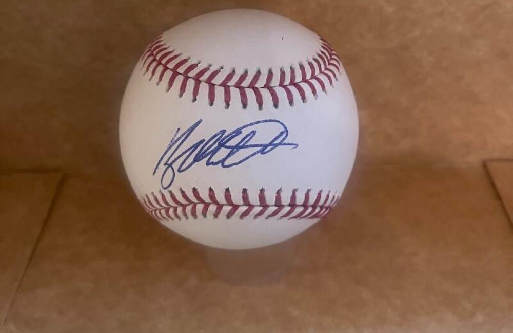RYAN MOUNTCASTLE ORIOLES  SIGNED AUTOGRAPHED M.L. BASEBALL BECKETT AUTH