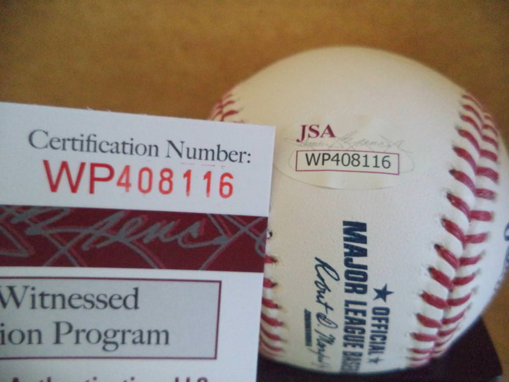ROBERT GSELLMAN NEW YORK METS SIGNED AUTOGRAPHED ML BASEBALL JSA WP408116