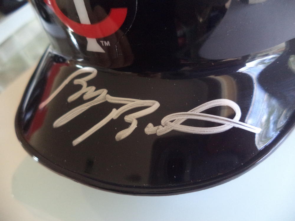 BYRON BUXTON MINNESOTA TWINS SIGNED AUTOGRAPHED RIDDELL MINI HELMET W/COA
