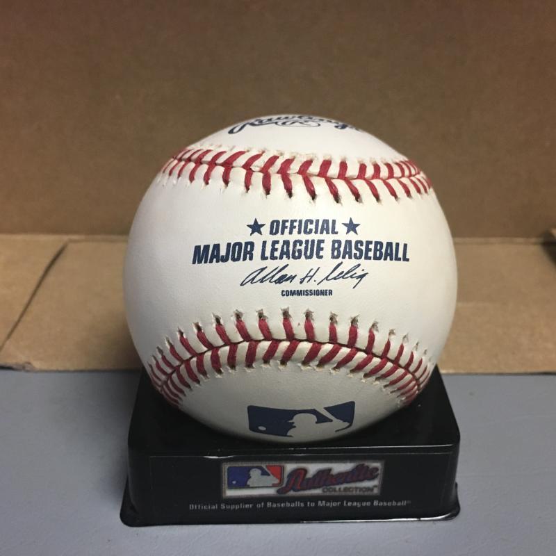 BRYAN REKAR ROCKIES/RAYS/ROYALS M.L. SIGNED BASEBALL W/COA