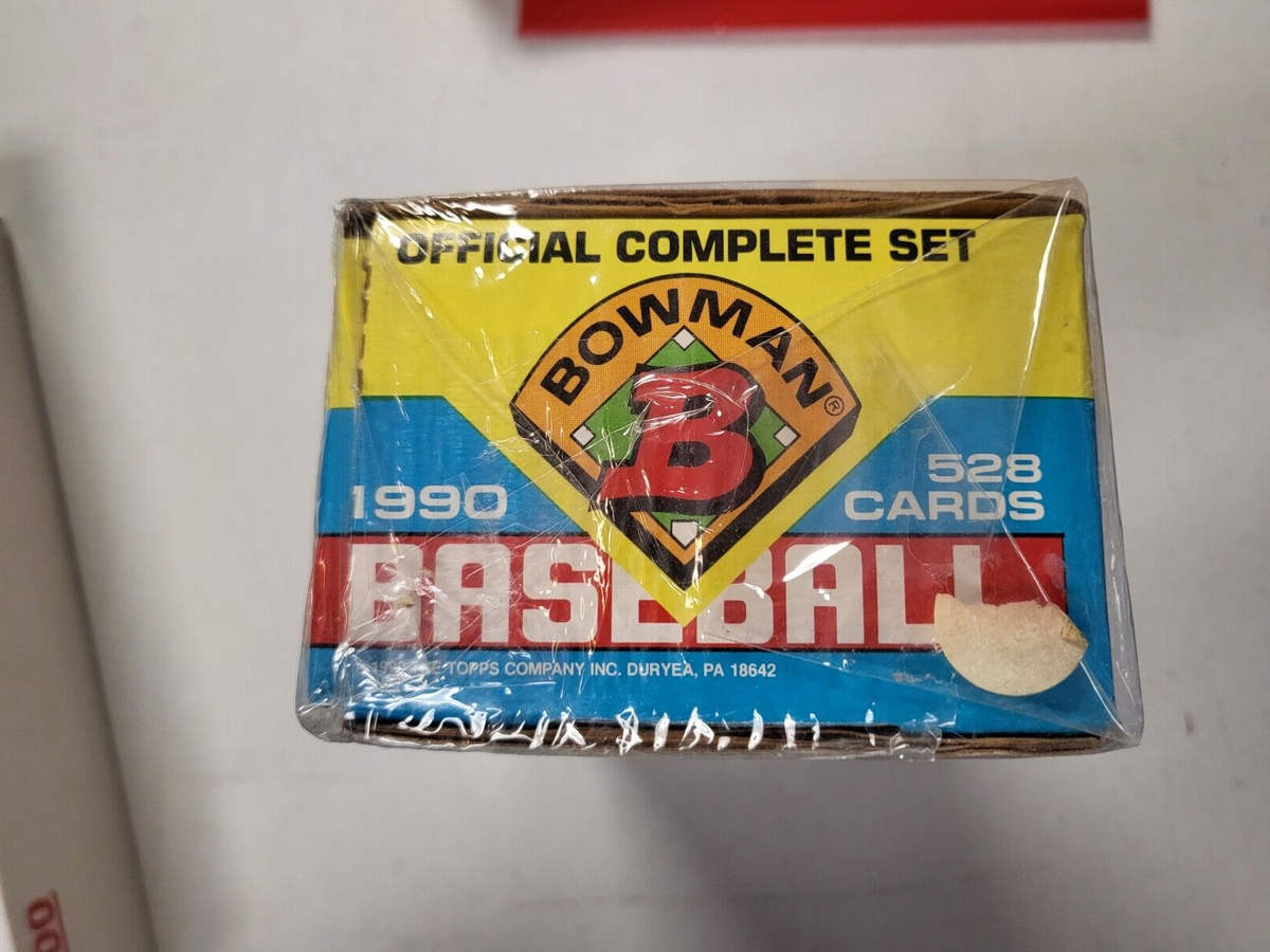 1990 BOWMAN BASEBALL COMPLETE CARD SET 528 FACTORY SEALED