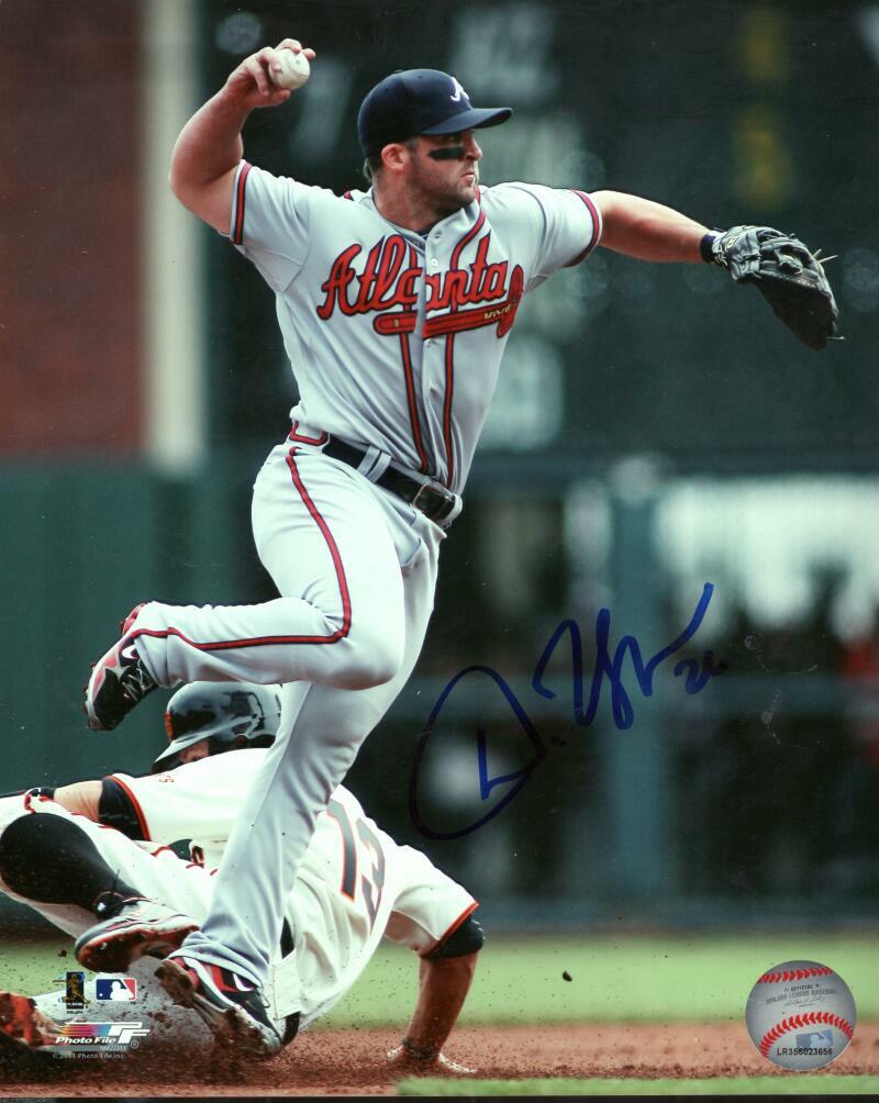 DAN UGGLA ATLANTA BRAVES SIGNED AUTOGRAPHED 8X10 PHOTO W/ COA