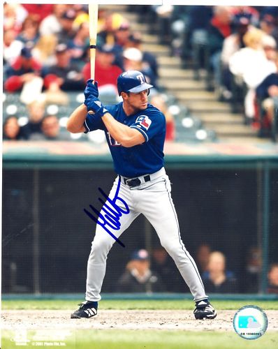 GABE KAPLER TEXAS RANGERS SIGNED 8X10 PHOTO W/COA