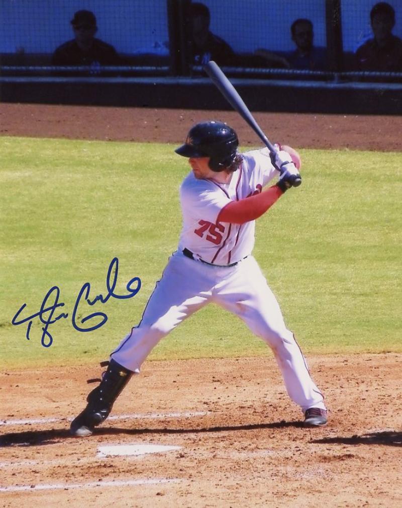 TAYLOR GUSHUE WASHINGTON NATIONALS SIGNED AUTOGRAPHED 8X10 PHOTO W/COA 
