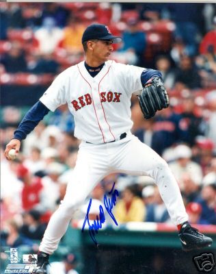 JUAN PENA BOSTON RED SOX SIGNED 8X10 PHOTO W/COA