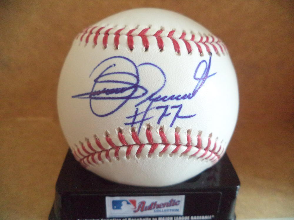 OSIRIS MATOS SAN FRANCISCO GIANTS SIGNED AUTOGRAPH M.L. BASEBALL COA 