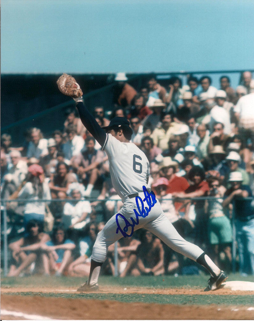 ROY WHITE NEW YORK YANKEES SIGNED 8X10 PHOTO W/COA