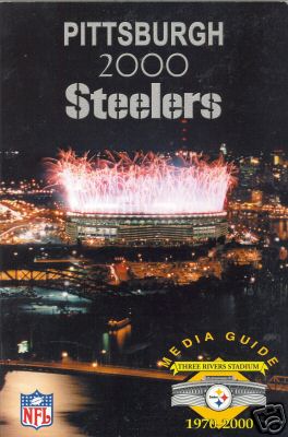 PITTSBURGH STEELERS 2000 MEDIA GUIDE NFL