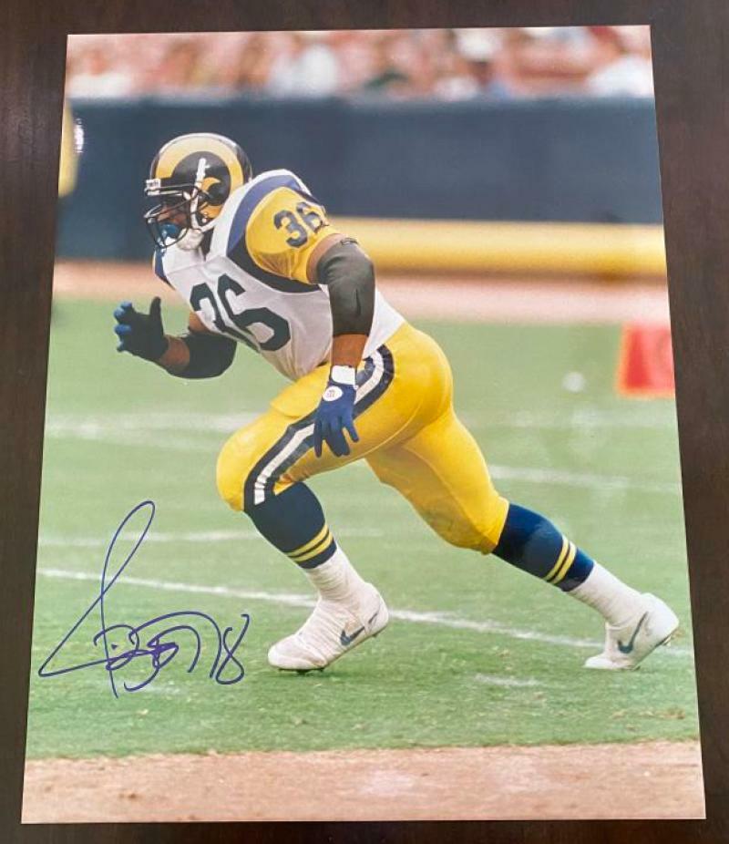 JEROME BETTIS ST. LOUIS RAMS SIGNED AUTOGRAPHED PHOTO 11X14 W/ COA
