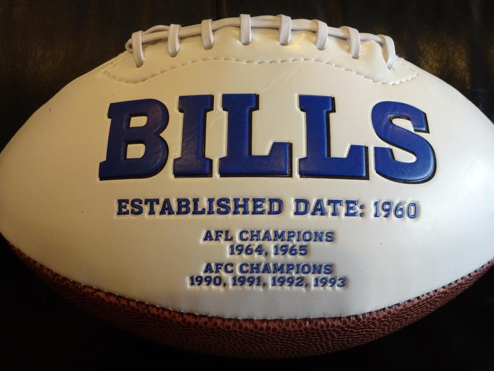 REX RYAN BUFFALO BILLS  SIGNED  AUTOGRAPHED LOGO FOOTBALL