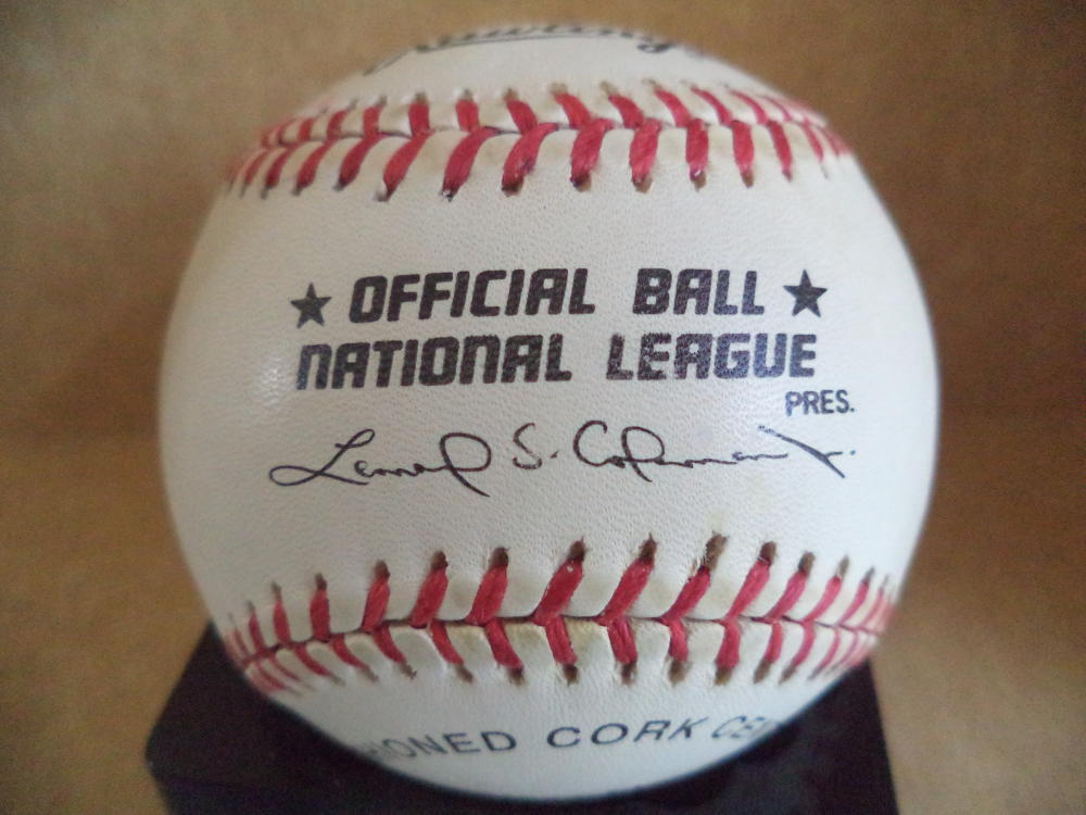 KEN RYAN PHILADELPHIA PHILLIES SIGNED AUTOGRAPHED N.L. BASEBALL W/COA