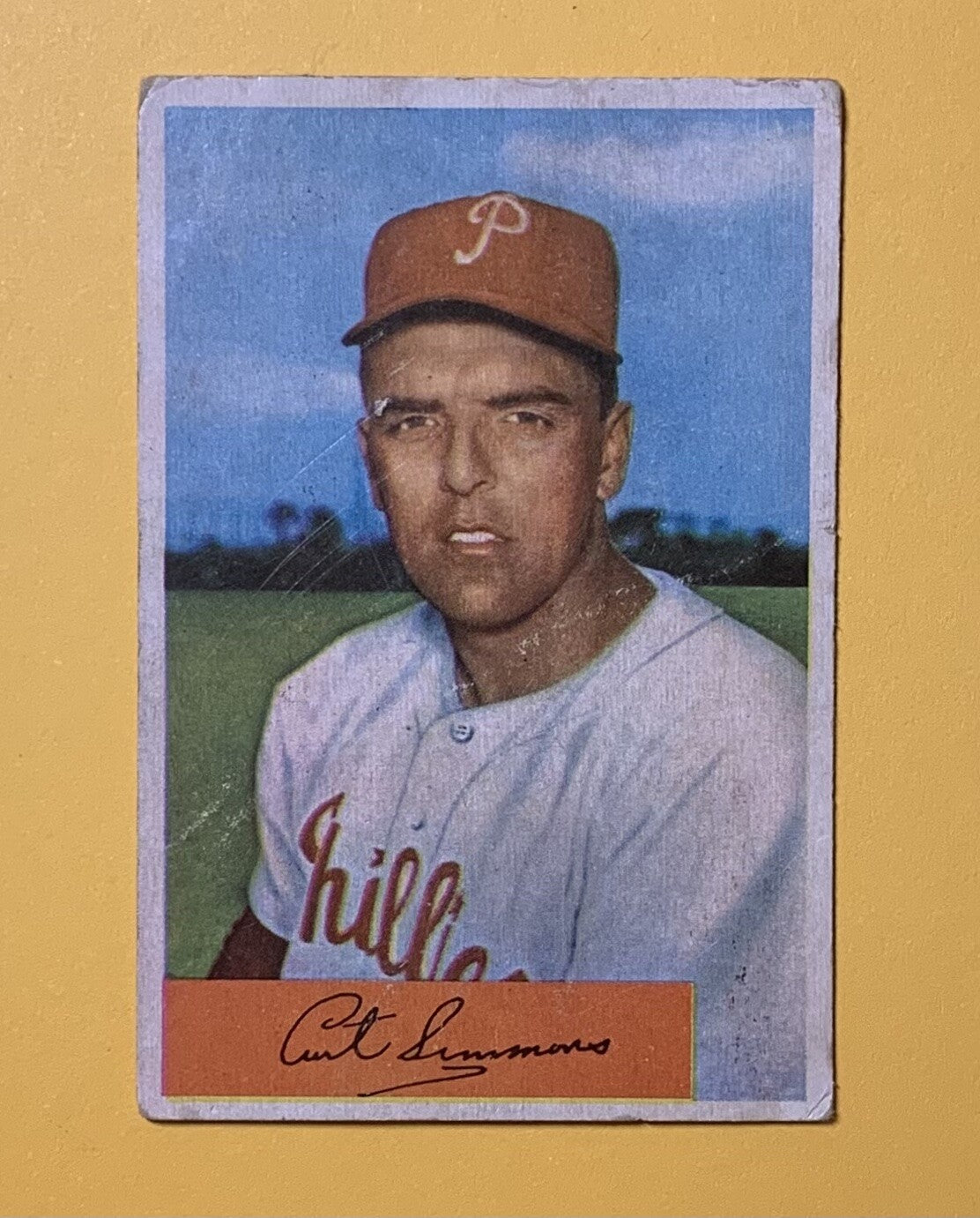 1954 BOWMAN CURT SIMMONS #79 PHILLIES
