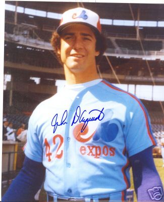 JOHN  D'ACQUISTO  MONTREAL EXPOS    SIGNED 8X10