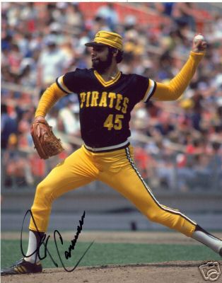 JOHN  CANDELARIA  PITTSBURGH PIRATES     SIGNED 8X10