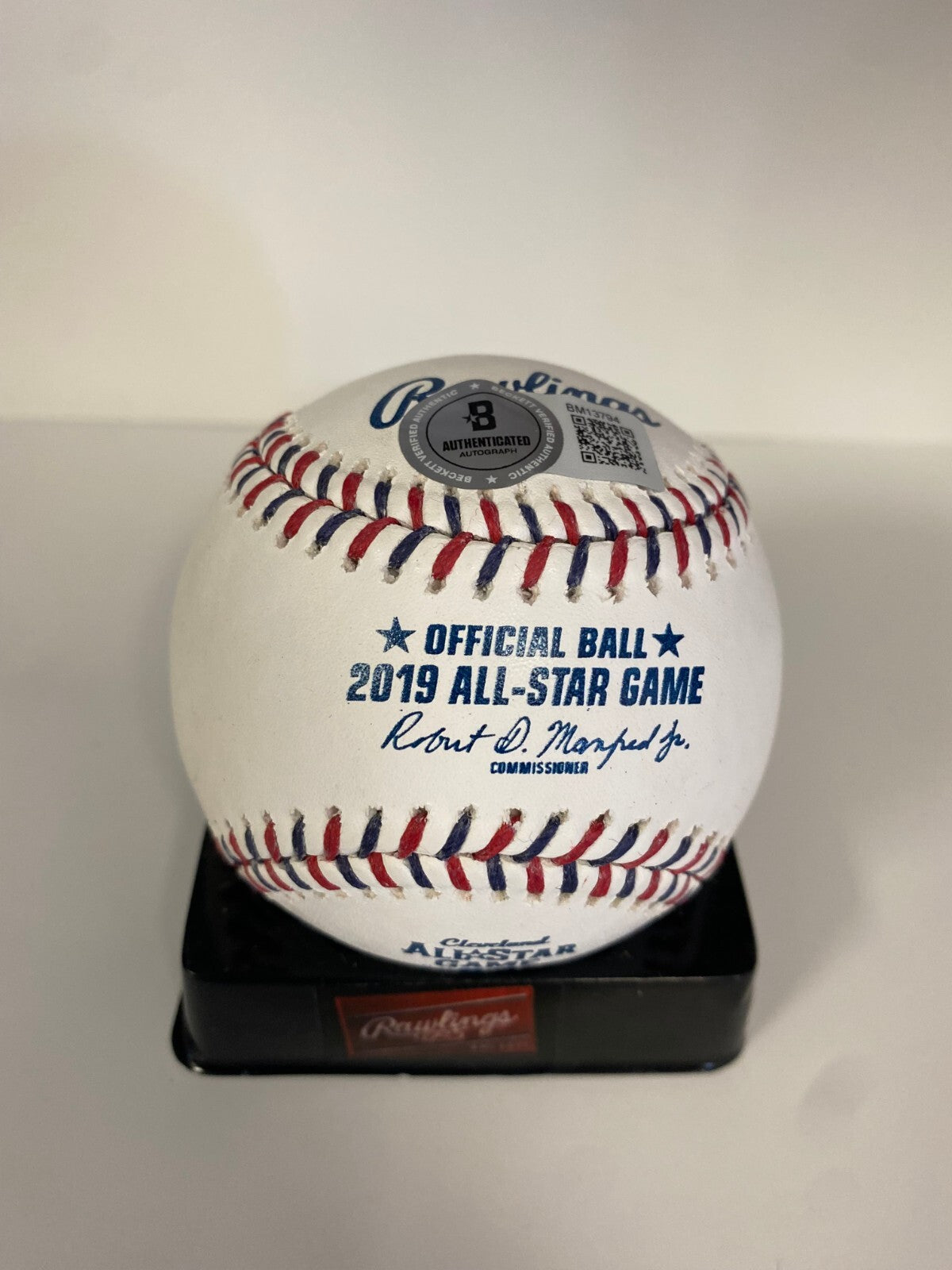 JOSH HADER BREWERS SIGNED AUTOGRAPHED 2019 ALL STAR BASEBALL BECKETT AUTHENTIC