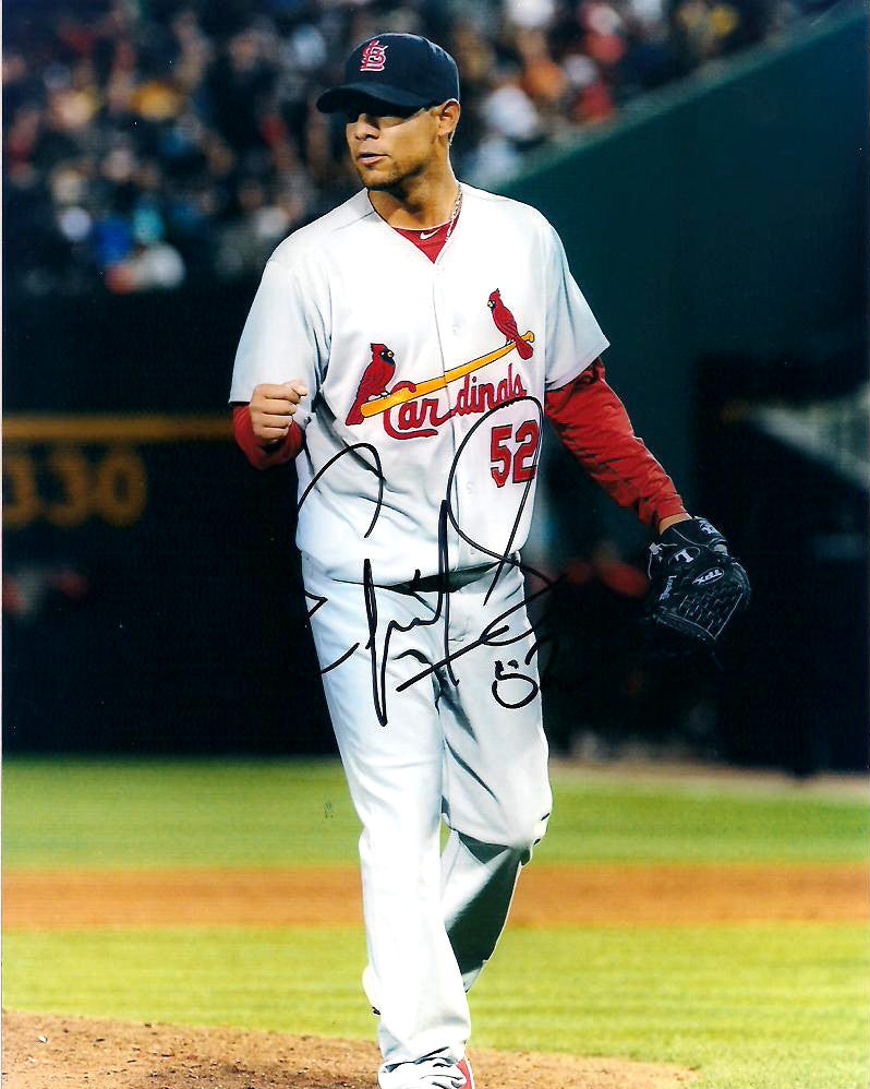 EDUARDO SANCHEZ ST LOUIS CARDINALS SIGNED AUTOGRAPHED 8X10 PHOTO W/COA