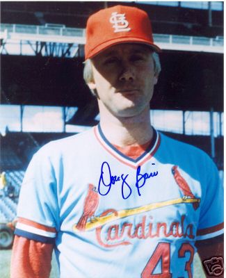 DOUG BAIR ST. LOUIS CARDINALS SIGNED 8X10 PHOTO W/COA