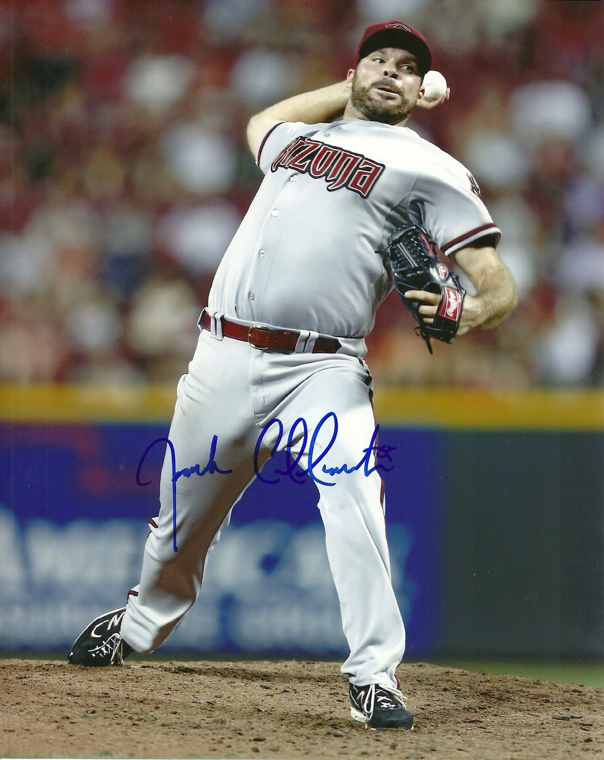 JOSH COLLMENTER ARIZONA DIAMONDBACKS SIGNED AUTOGRAPHED 8x10 PHOTO W/COA
