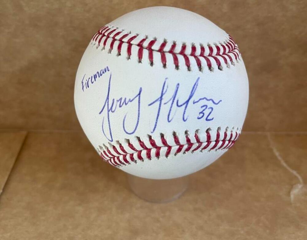 JEREMY JEFFRESS "FIREMAN" SIGNED AUTOGRAPHED M.L. BASEBALL BAS BA26232
