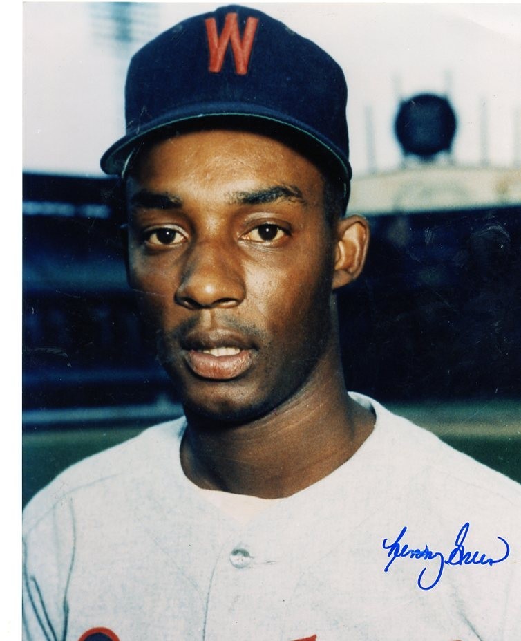 LENNY GREEN  WASHINGTON SENATORS SIGNED AUTOGRAPHED   8X10   PHOTO