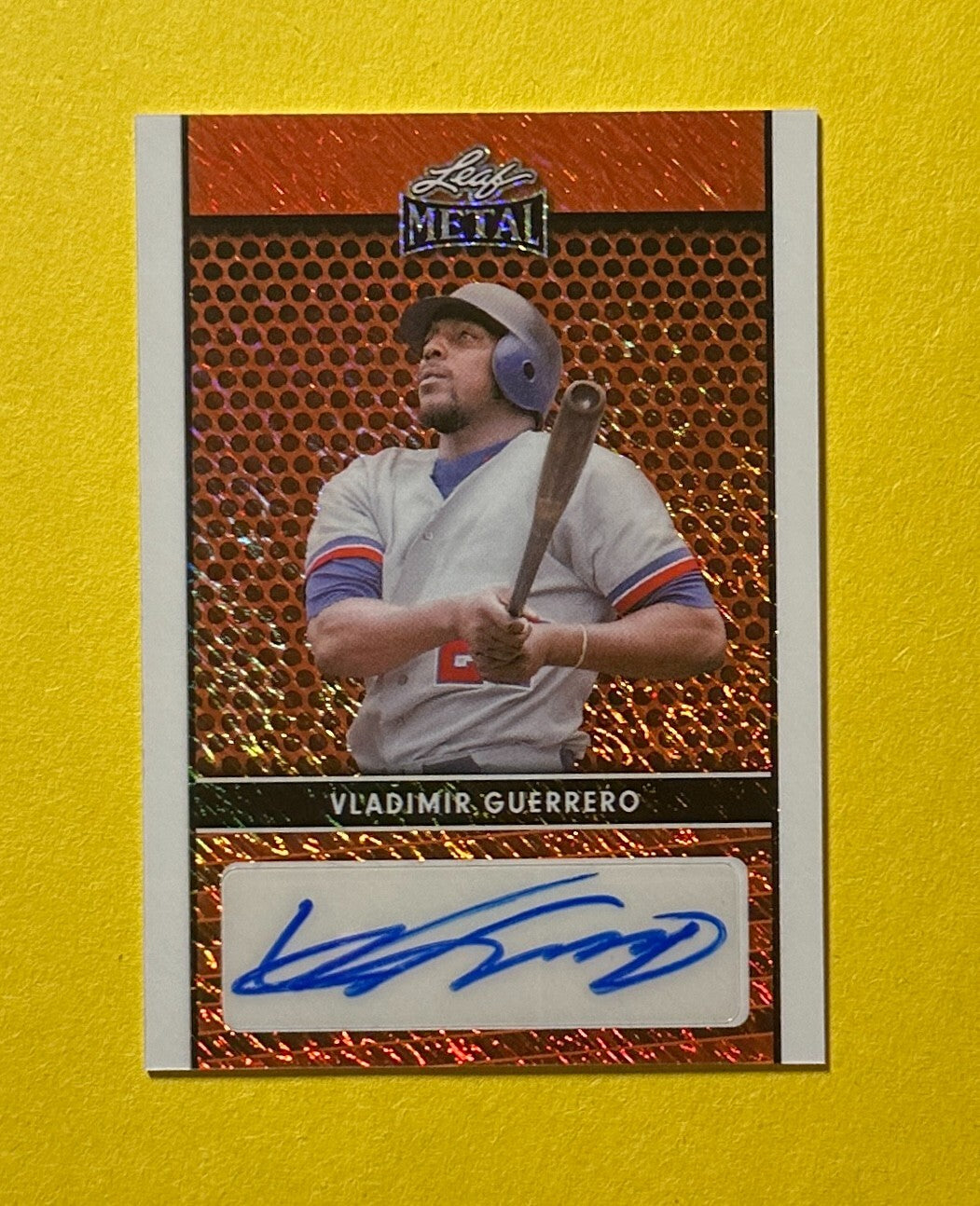 2024 LEAF METAL VLADIMIR GUERRERO AUTOGRAPH /6 #LA-VG1