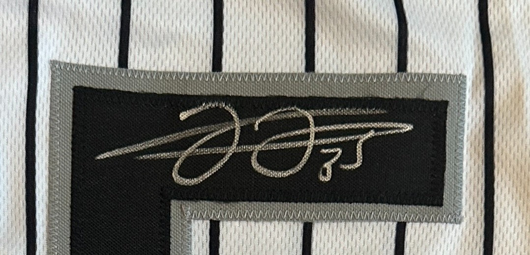 FRANK THOMAS WHITE SOX SIGNED AUTOGRAPHED WHITE JERSEY SZ XL BECKETT