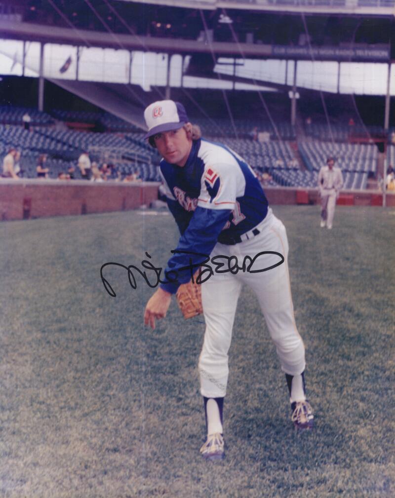 MIKE BEARD  BRAVES  SIGNED AUTOGRAPHED 8X10 PHOTO W/ COA