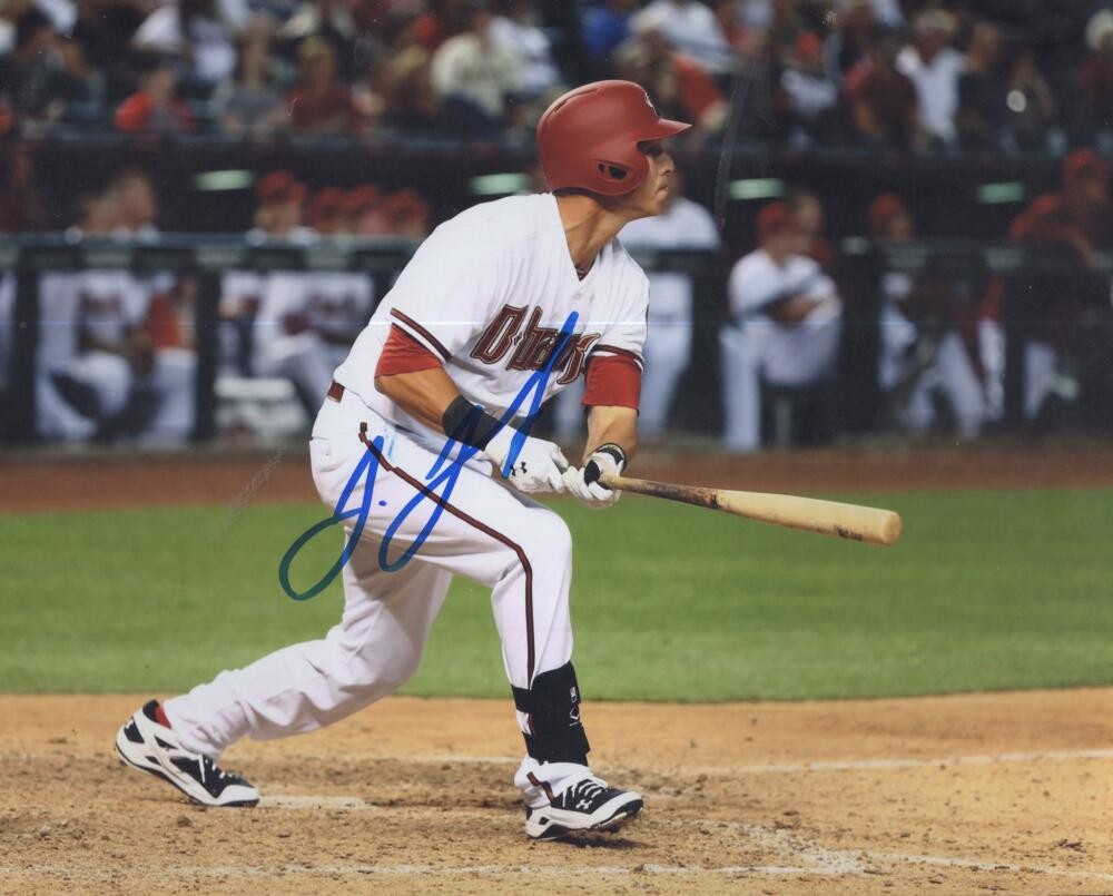 JAKE LAMB DIAMONDBACKS SIGNED AUTOGRAPHED 8X10 PHOTO W/ COA
