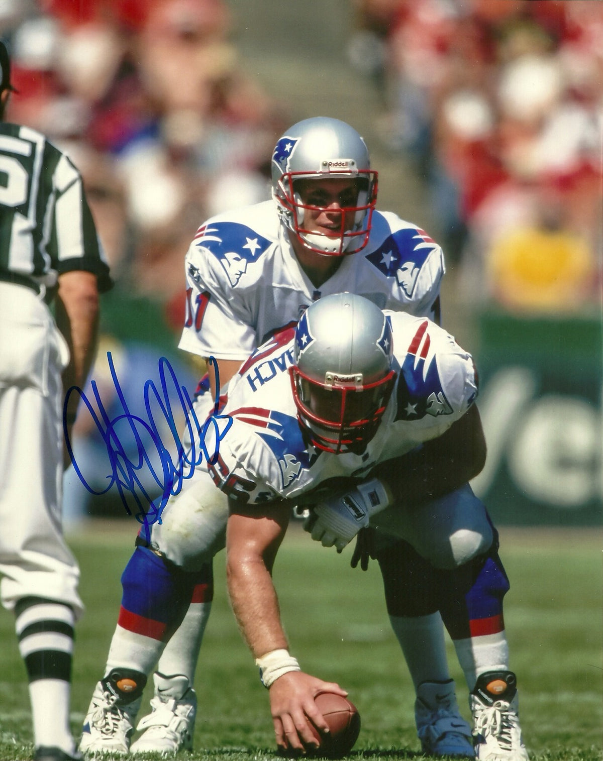 JEFF DELLENBACH NEW ENGLAND PATRIOTS SIGNED AUTO 8x10 PHOTO W/COA