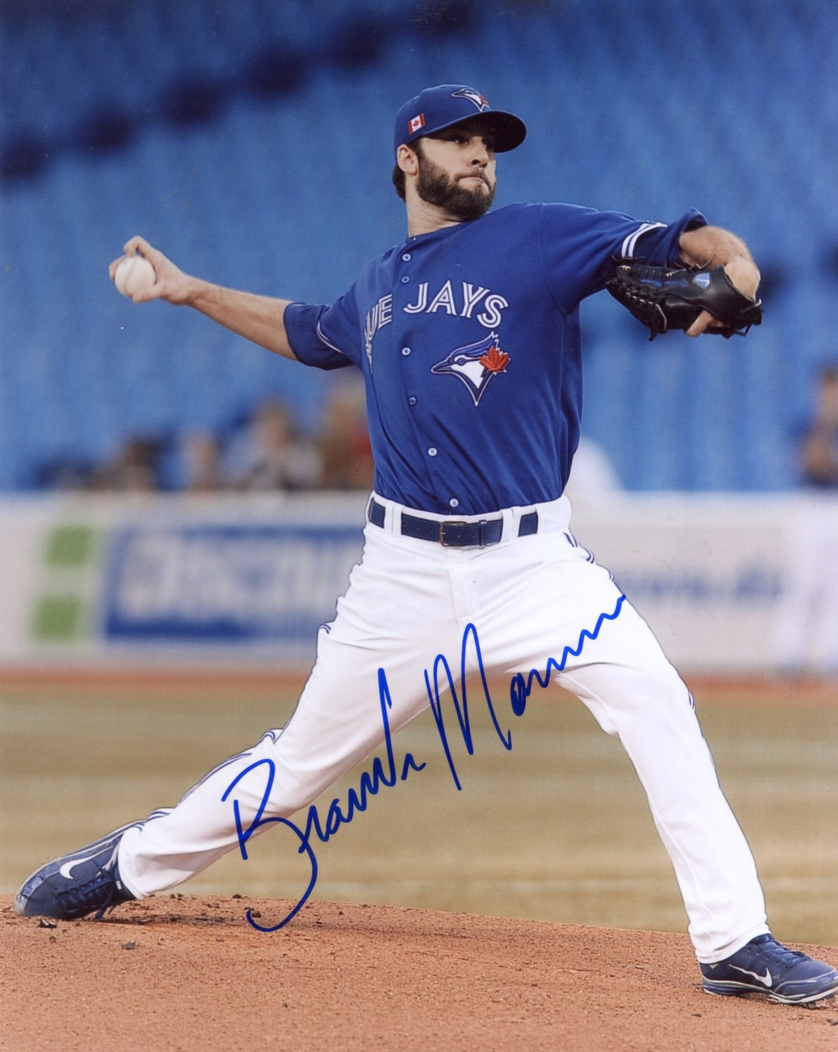 BRANDON  MORROW  TORONTO BLUE JAYS  ACTION   AUTOGRAPHED    SIGNED  8X10  PHOTO