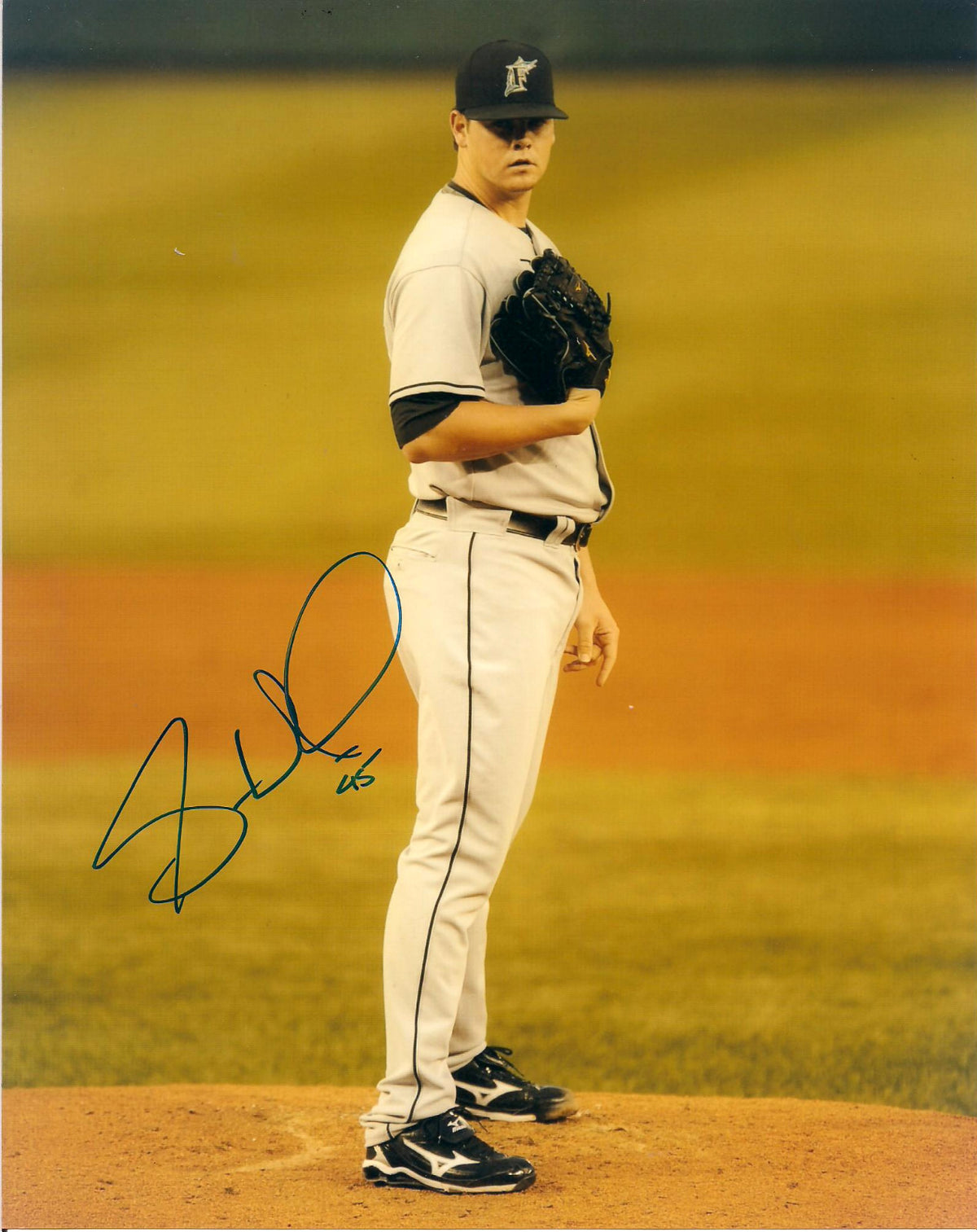 SEAN WEST FLORIDA MARLINS AUTOGRAPHED SIGNED 8X10 PHOTO W/COA