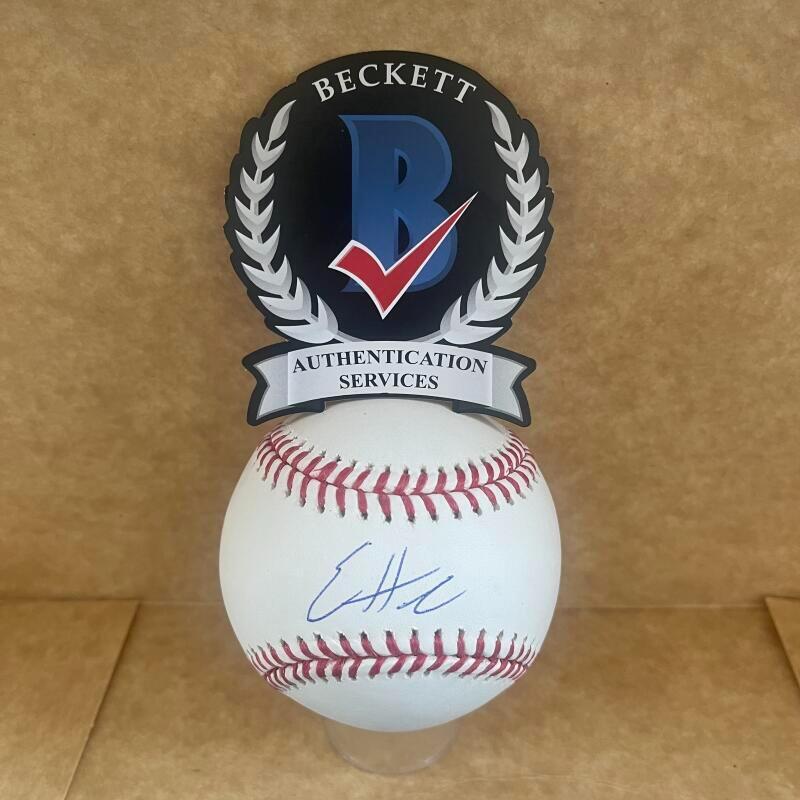 EMERSON HANCOCK SEATTLE MARINERS SIGNED AUTO M.L. BASEBALL BECKETT AUTHENTICATED
