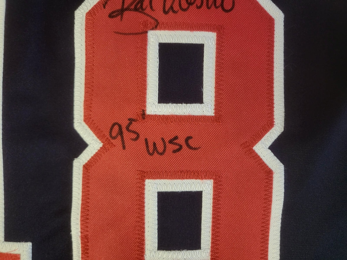 RYAN KLESKO #18 ATLANTA BRAVES 95 WSC SIGNED AUTO CUSTOM JERSEY SIZE XL JSA COA