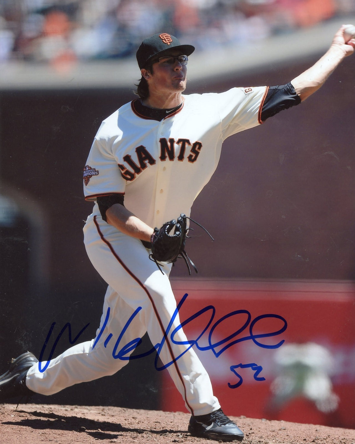 MICHAEL  KICKMAN    SAN FRANCISCO GIANTS SIGNED  AUTOGRAPHED  8X10 