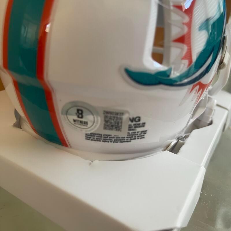 ODELL BECKHAM JR. DOLPHINS SIGNED AUTOGRAPHED SPEED MINI HELMET BECKETT 