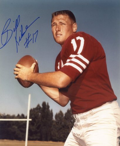 BILLY KILMER SAN FRANCISCO 49ERS SIGNED 8X10 PHOTO COA