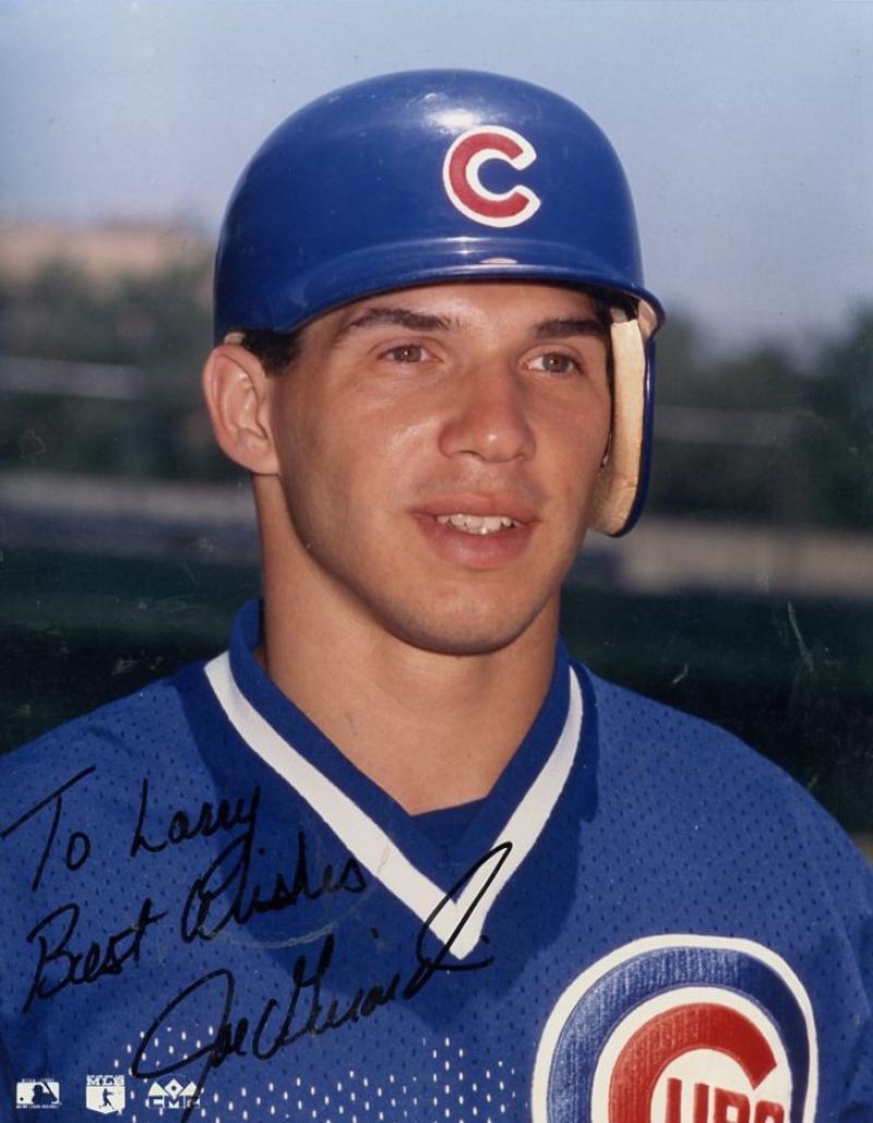 JOE GIRARDI BHICAGO CUBS BEST WISHES SIGNED AUTOGRAPHED 8X10 PHOTO W/COA