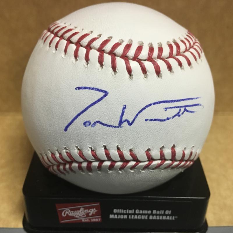 TOM WINDLE PHILADELPHIA PHILLIES M.L. SIGNED BASEBALL W/COA