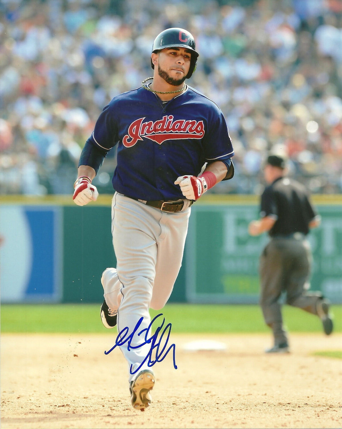 MIKE AVILES CLEVELAND INDIANS SIGNED AUTOGRAPHED 8x10 PHOTO W/COA RUNNING