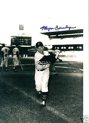 WAYNE  TERWILLIGER  KANSAS CITY A'S   SIGNED 8X10 PHOTO